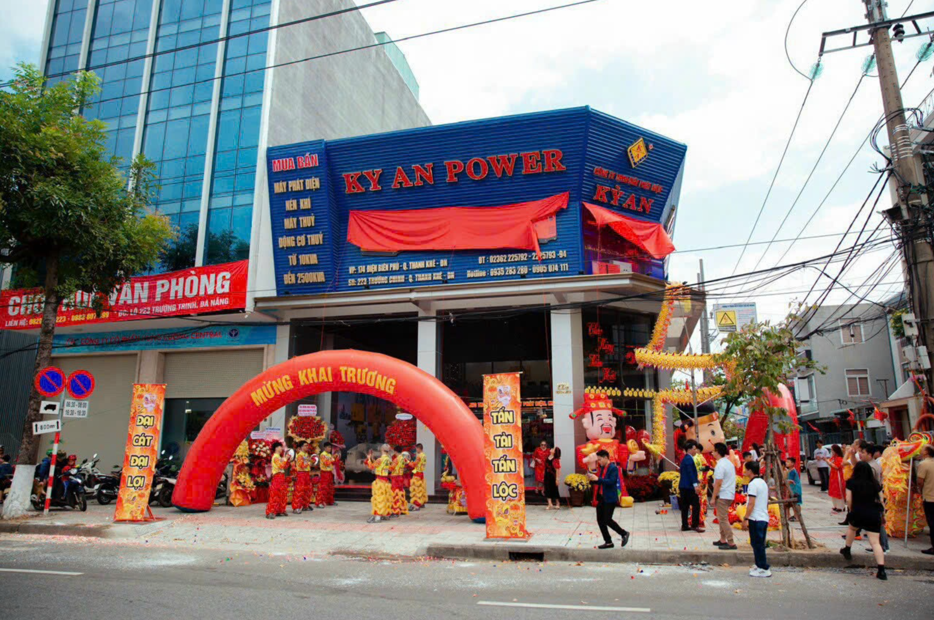 Dự án Thi công trần gỗ nhựa cho cty máy phát điện Kỳ An