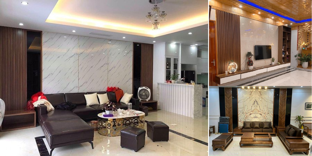 Các Bước Thi Công Trang Trí Nội Thất Với Tấm Nhựa Giả Đá