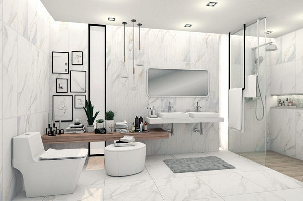 Giải pháp tối ưu với tấm nhựa ốp tường vệ sinh, nhà tắm cho không gian hiện đại