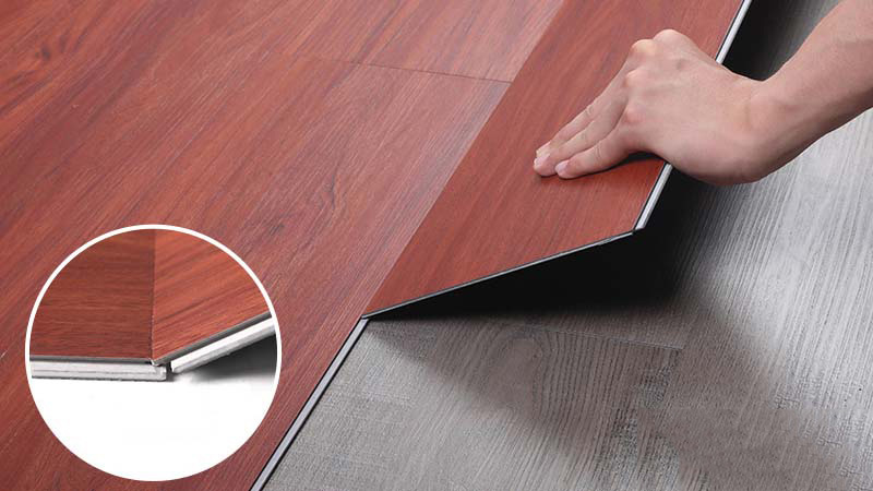 Sàn nhựa hèm khóa đế cao su có tốt không?